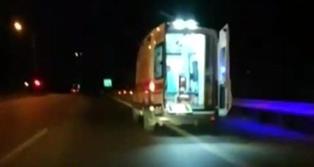 "Aracın şoförüyüm" deyip hasta taşıyan ambulansı kaçırdı!