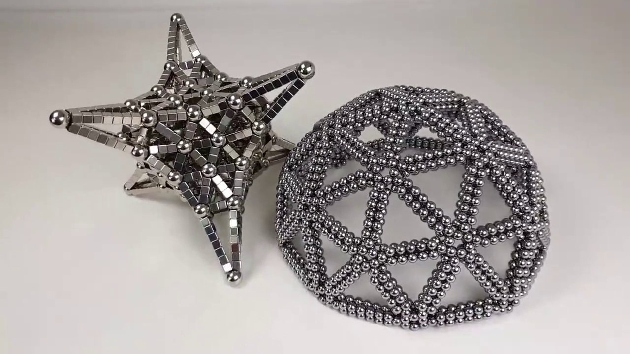 Magnet Satisfaction, Dome and Hyperbolic Octahedron | Magnetic Games
