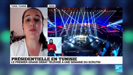 FR NW CLIP TUNISIE PREMIER DEBAT TELEVISE ELECTION PRESIDENT