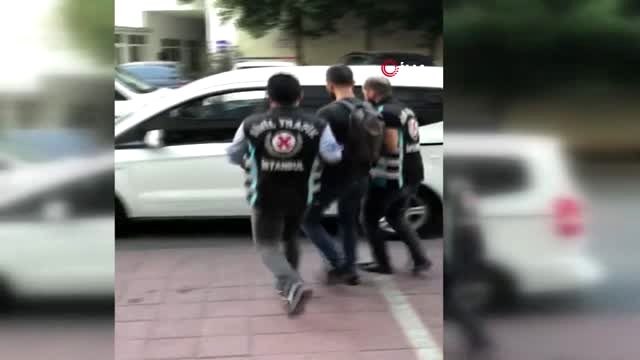 İstanbul'da motosikletle trafikte terör estiren ithal maganda yakalandı