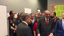 Cumhurbaşkanı Erdoğan, A Milli Futbol Takımını Tebrik Etti