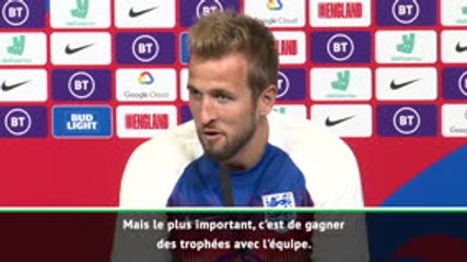 Angleterre - Kane : "Le plus important, gagner des trophées avec l'équipe"