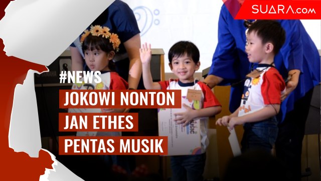 Bangganya Jokowi Nonton Jan Ethes Pentas di Surakarta