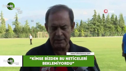 Yücel İldiz: "Kimse bizden bu neticeleri beklemiyordu"