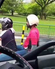 The other person laughed because he made a mistake