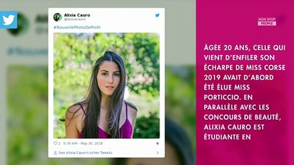 Miss France 2020 : découvrez Alixia Cauro, la nouvelle Miss Corse 2019