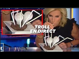 Cette présentatrice américaine a siroté un steak aux ampoules pour passer un message politique
