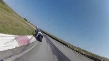 Motorcycle Smash Gets Run Over - Hit and Run