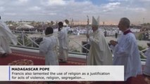 Pope Francis takes aim at corruption as 1 million attend Madagascar mass