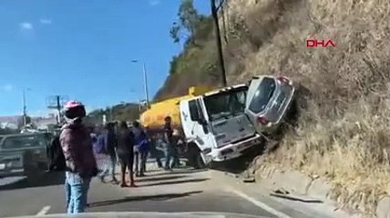 Kaza sonrası tepeye tırmanarak kaçmaya çalıştı