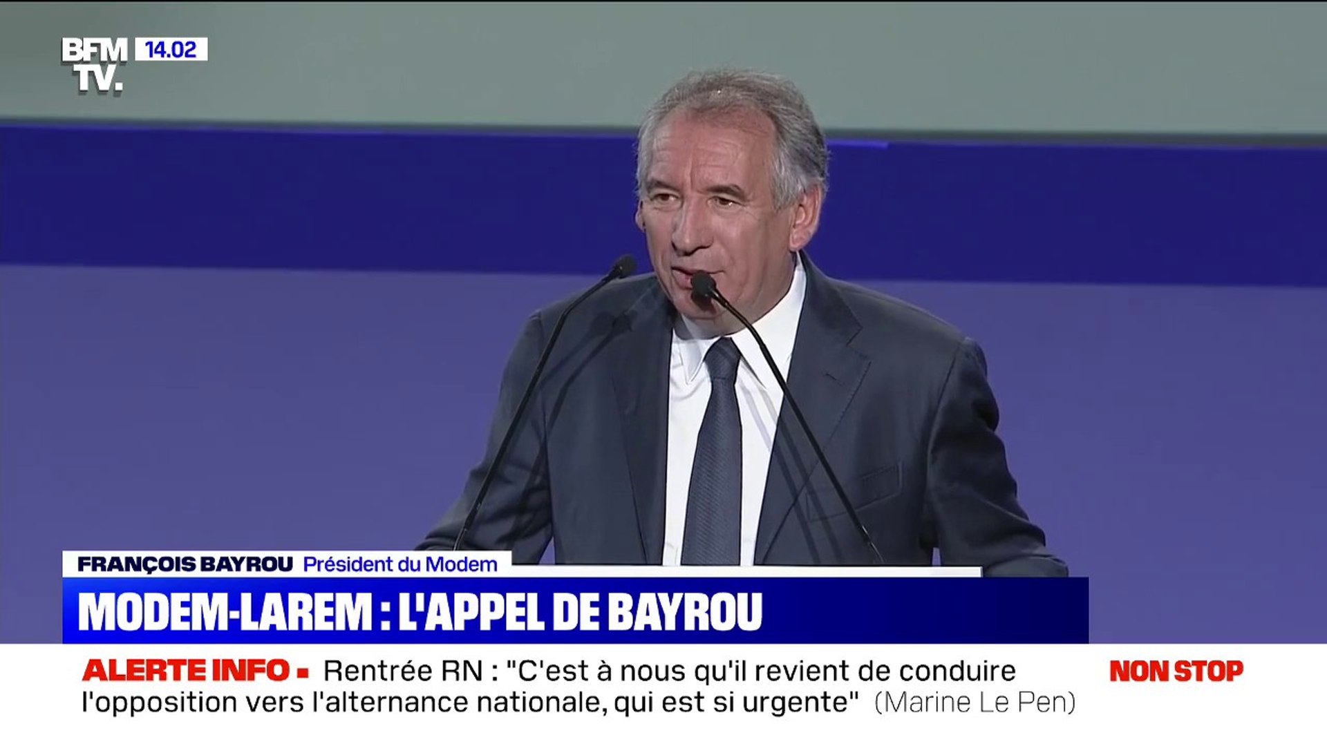 Municipales: François Bayrou rappelle que "la légitimité vient de  l'ensemble de notre pays" - Vidéo Dailymotion