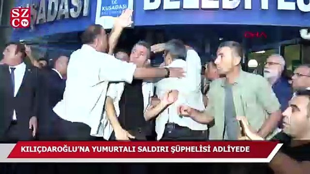 Kılıçdaroğlu’na yumurtalı saldırı şüphelisi adliyede