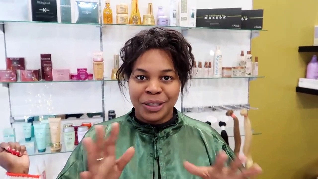 Lissage brésilien pour la première fois sur Hanifa #lessalonsmakeda