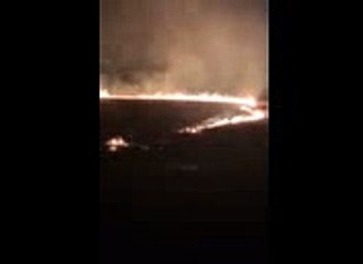 Etoile-sur-Rhône : deux incendies simultanés de champs en pleine nuit