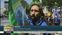 Brasil:Principales ciudades registran manifestaciones contra Bolsonaro