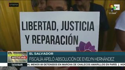 El Salvador: Fiscalía apela absolución de Evelyn Hernández