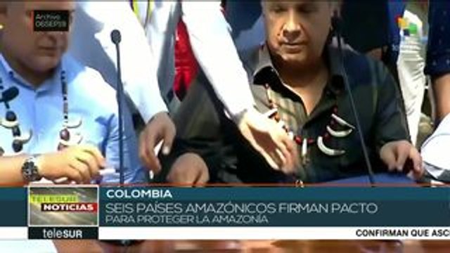 Colombia: Seis países amazónicos firman pacto de protección a la selva