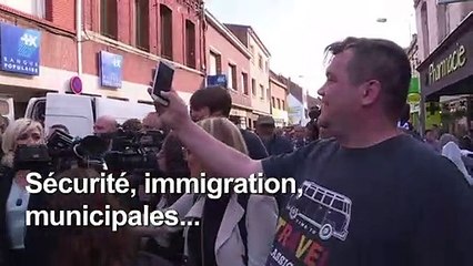 Marine Le Pen fait se rentrée politique à Hénin-Beaumont