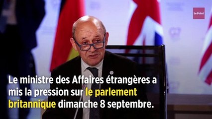 Le Drian dit « non » à un report du Brexit « dans l'état actuel des choses »