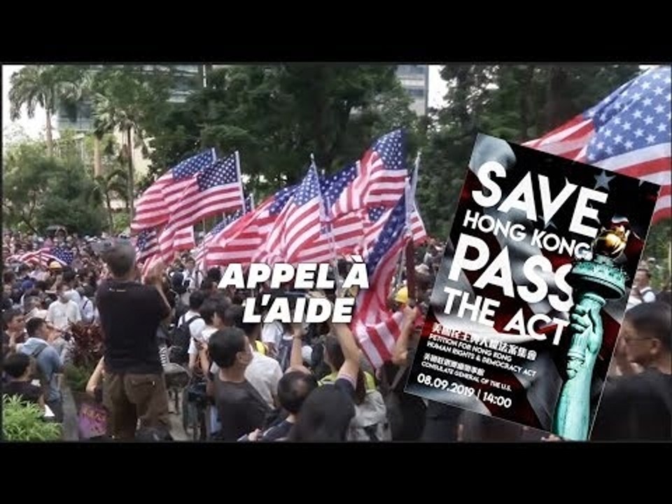 Des milliers d'habitants de Hong Kong demandent aux États-Unis de les "libérer" de la Chine