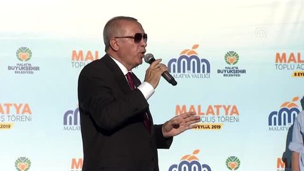 Cumhurbaşkanı Erdoğan: "1 katrilyon 20 trilyon lira olan 109 eserin bugün toplu açılışını yapıyoruz"