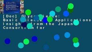 [Doc] Glycoscience: Basic Science to Applications: Insights from the Japan Consortium for