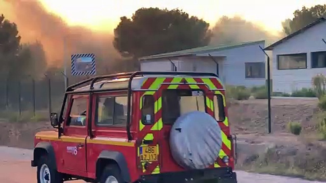 Port de bouc : départ de feu près de Trapil