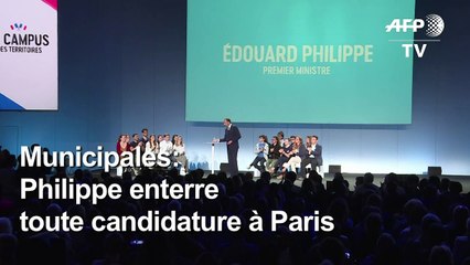 Municipales: Philippe enterre une candidature à Paris