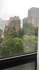 Une grue balayée par l'ouragan Dorian chute à Halifax - Nouvelle écosse