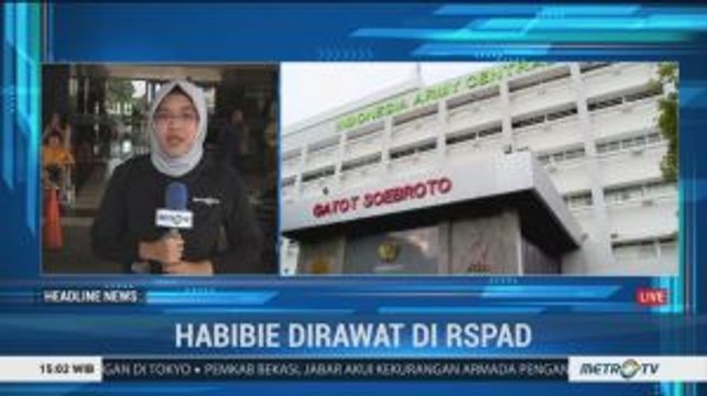 BJ Habibie Dirawat di RSPAD