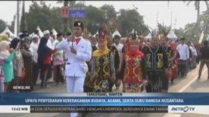 Karnaval Sarungan Nusantara 2019 di Tangerang