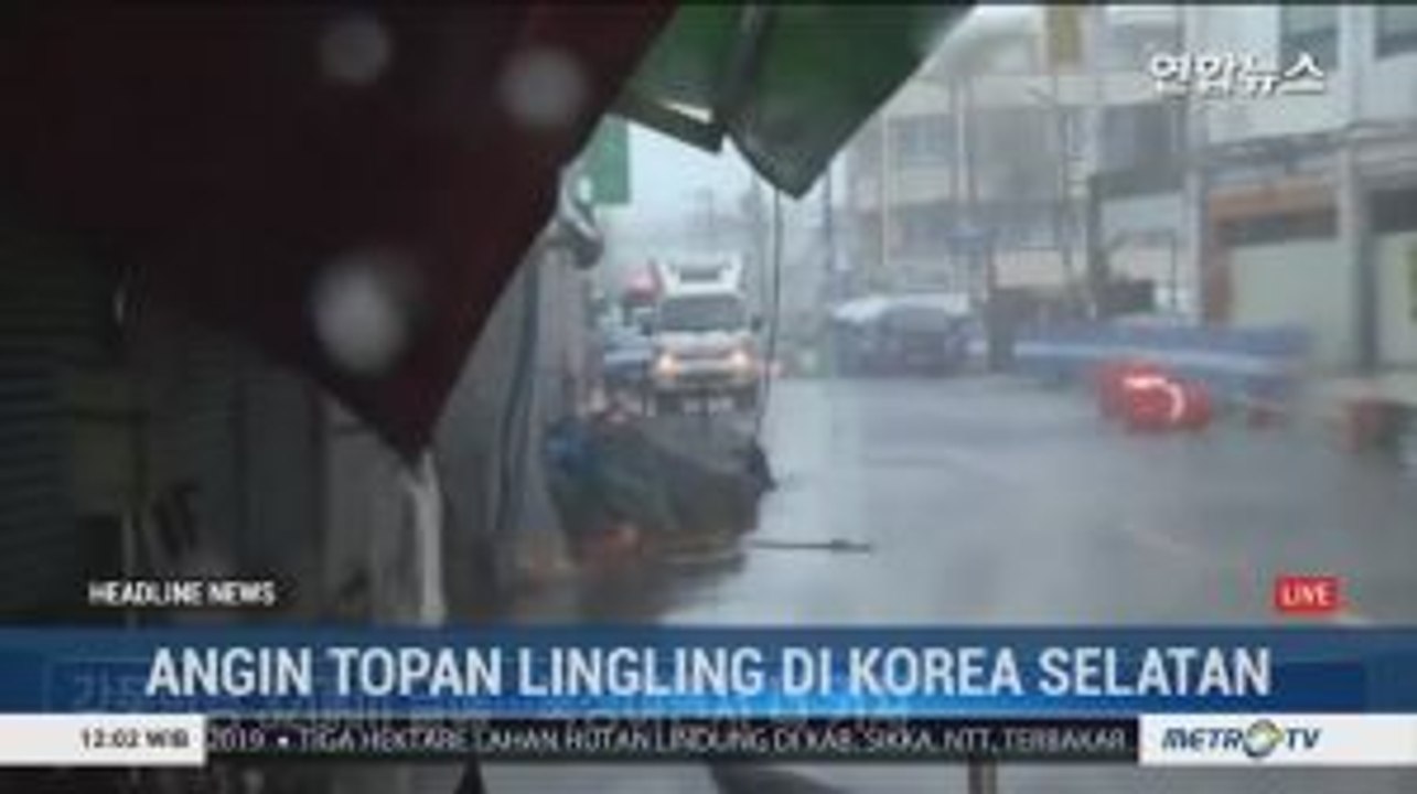 3 Orang Tewas Akibat Topan Lingling di Korsel