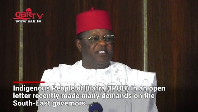 Gov Umahi replies Kanu Nnamdi, IPOB