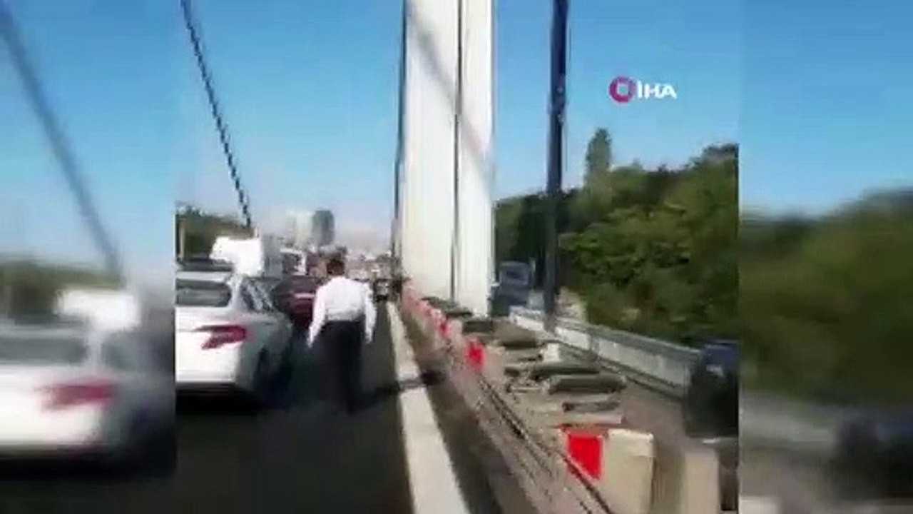 FSM Köprüsü’nde hareketli anlar