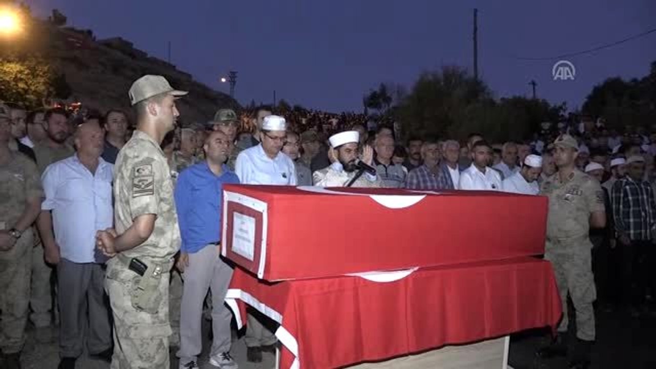 Şehit olan güvenlik korucusunun cenazesi toprağa verildi