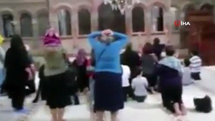 Ermeniler camide ayin yaptı