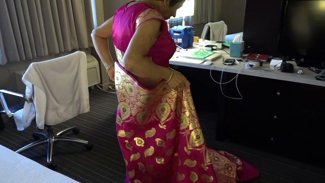 BDMV-76 Aruna Sharma wearing new Berasai Sari Rm 1000 Chancelloer Hotel 4* Fayetteville AR May 15, 2019