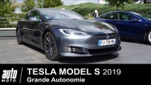 2019 Tesla Model S Grande Autonomie 1er Essai Français Lyon-Paris.