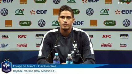 Raphaël Varane sur le match Algérie - France