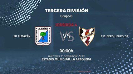 Previa partido entre SD Almazán y C.D. Beroil Bupolsa Jornada 4 Tercera División