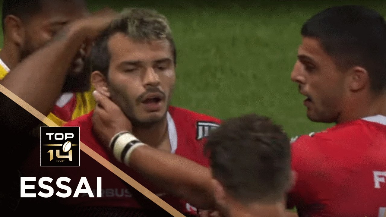 TOP 14 - Essai Arthur BONNEVAL (ST) - Toulouse - Racing 92 - J3 - Saison 2019/2020