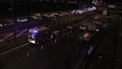 İstanbul'da zincirleme trafik kazası: 1 ölü, 3 yaralı