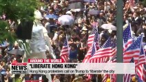 Hong Kong protesters call on Trump to 'liberate' the city