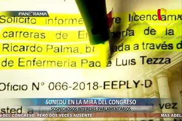 Sunedu en la mira del Congreso: sospechosos intereses parlamentarios