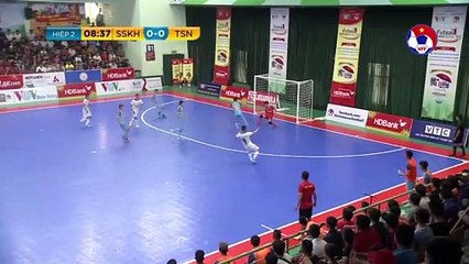 Highlights | Sanvinest Sannatech Khánh Hòa - Thái Sơn Nam | Fusal HDBank VĐQG 2019 | VFF Channel