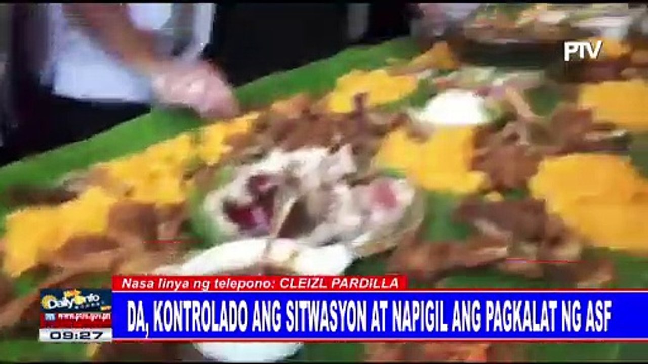 DA, kinumpirmang positibo ang ilang baboy sa AS...