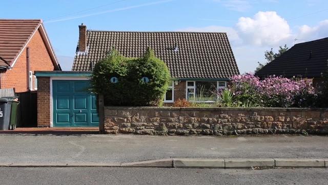 Notts homeowner cuts hedge into shape of cat