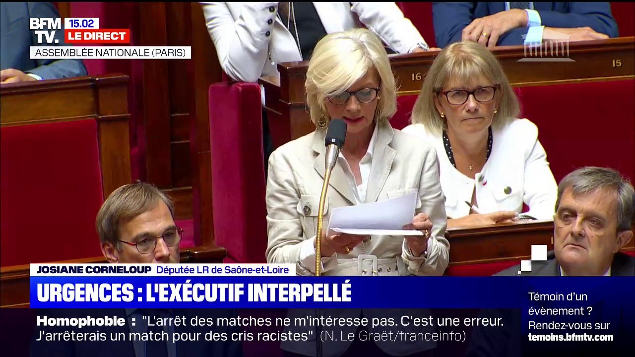 Josiane Corneloup, députée LR, estime que les propositions d'Agnès Buzyn "n'apportent pas de réponse" à la crise des urgences