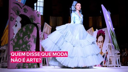 Christian Siriano traz arte à passarela