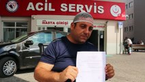 Saldırıya uğrayan servis sürücüsü hastanelik oldu